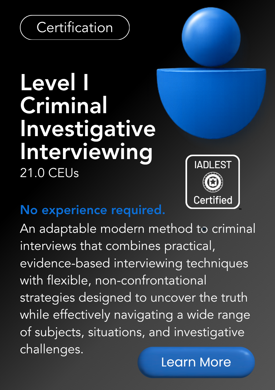 WZ Criminal Level I training